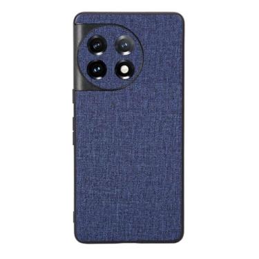 Imagem de Capas Compatível com Oneplus 11,Design de padrão de tela,Pproteção completa de 360°,Pplástico macio,Proteção contra queda-Blue