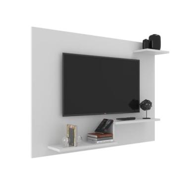 Imagem de Painel para Tv até 43 Polegadas 3 Prateleiras Denver 110cm Branco - J Carvalho
