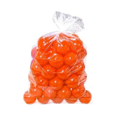 Imagem de 50 Bolinhas De Piscina Laranja Que Não Amassam