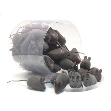 Imagem de Brinquedo Ratinho Apito Vinil Pote C/50un - Gatos Filhotes Pets - SAVA