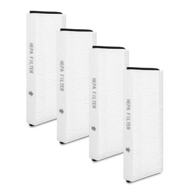 Imagem de Pacote com 4 filtros de substituição para Panasonic FV10VE1 FV-10VE1 FV10VEC1 FV-10VEC1, cartucho de projetor para cartucho de filtro substituível