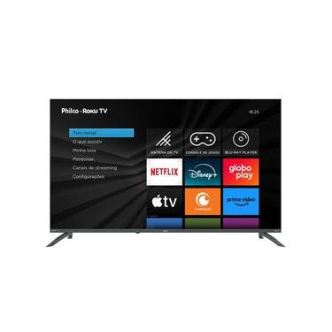 Imagem de Smart TV 49" Philco Led 4K Roku TV Borda Infinita P49ERA Bivolt