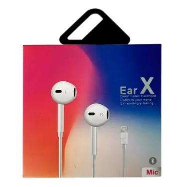 Imagem de Fone Ouvido Com Fio Compatível Com Iphone 7 8 Xr 11 12 13 14