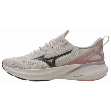 Imagem de Tênis de Corrida Mizuno Glow 3 Feminino, Bege, 37