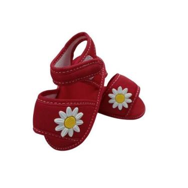 Imagem de Sandalia de Bebê Recém-Nascidos Macia Passeio Casuais Meninas Verão - 