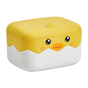 Imagem de ＫＬＫＣＭＳ Saboneteira com Tampa Estojo Protetor de Sabonete de Desenho Animado para Pia de Cozinha E Chuveiro