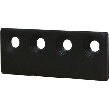 Imagem de National Hardware N700-106 Adaptador de conexão de hardware para porta de celeiro deslizante interior, 8,8 cm, preto fosco