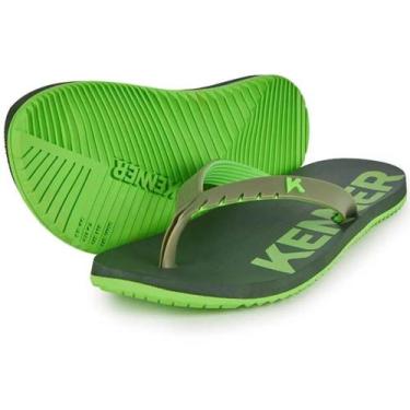 Imagem de Sandália Chinelo Kenner Red Masculino Original, Verde escuro, 38