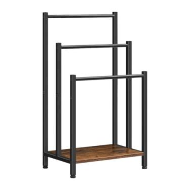 Imagem de BLWOTMOR Toalheiro Independente, Toalheiro de Banho, Suporte para Toalhas, Suporte para Cobertores de 3 Camadas para Casa E Hotel