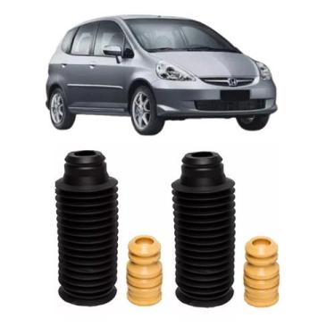 Imagem de Kit Batente Coifa Amortecedor Dianteiro Honda Fit 03/... - Solupe Part
