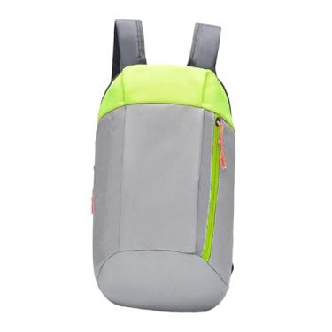 Imagem de harayaa Mochila de viagem, resistente à água, mochila de caminhada moderna, viagem curta, Verde Cinza