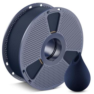 Imagem de SUNLU Filamento de impressora 3D Filamento PETG 1,75 mm, menos amarração boa camada adesão alta resistência, filamento PETG 1,75 ± 0,02 mm, carretel de 1 kg (1 kg), meia-noite