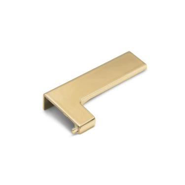 Imagem de Ponteira PE183R7015 Reta para 15mm Perfil Facetato RM-183 Dourado Fosc