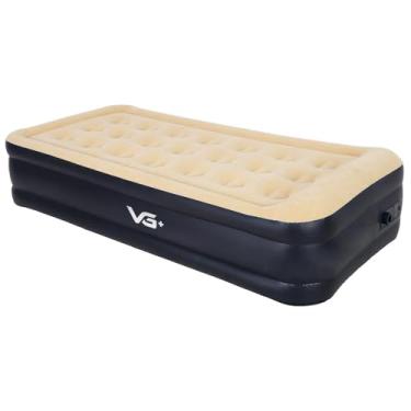 Imagem de Colchão Inflável Solteiro Dura Tech Premium Resistente com Bomba Elétrica Embutida 220v VG Plus
