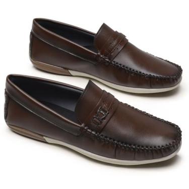 Imagem de Mocassim Sapato Masculino Capuccino - WEST LINE, 43, Marrom