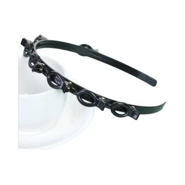 Imagem de Multi-camada oco trançado feminino franja bandana cabeleireiro acessór