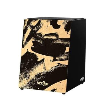 Imagem de Cajon FSA Instrumento de Percussão Profissional Feito à Mão - Graves Profundos, Som de Caixa Nítido, Madeira Brasileira, Design Ergonômico de Inclinação SK4077 BRUSH