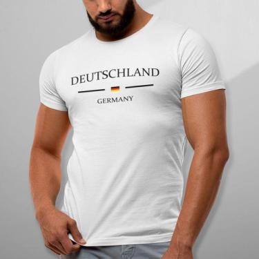 Imagem de Camiseta Masculina Estampada Alemanhã Germany 100% Algodao Premium - A