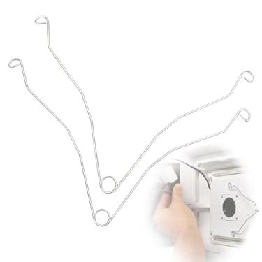 Imagem de Anvpkun (Pacote com 2) S97013576 Mola de grade adequada para tampa do exaustor de banheiro Broan NuTone 676, 684, 684NT, 2684F, 576, 784 peças de substituição da grade do ventilador de ventilação