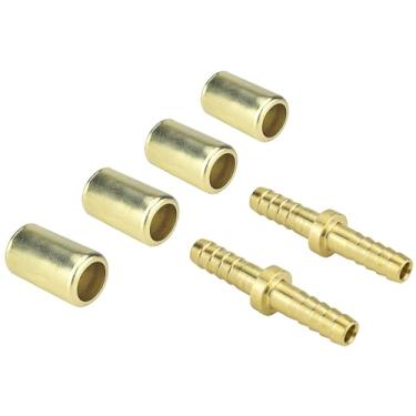 Imagem de SÜA - Kit de reparo para emendas de mangueiras de soldagem de identificação Twin Oxy/Fuel 1/10.2 cm - oxigênio e acetileno/propano