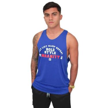 Imagem de Regata PV Masculina Insanity Style, Azul, M