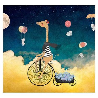 Imagem de Papel de Parede Adesivo Infantil Safari Circo Quarto Menino Menina - 6