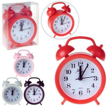 Imagem de Relógio Despertador Pequeno Color Alarme Mesa Design Moderno - arts, P