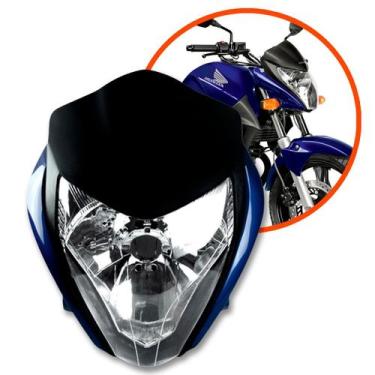 Imagem de Kit farol completo com carenagem honda cb 300r (2012) - azul - melc
