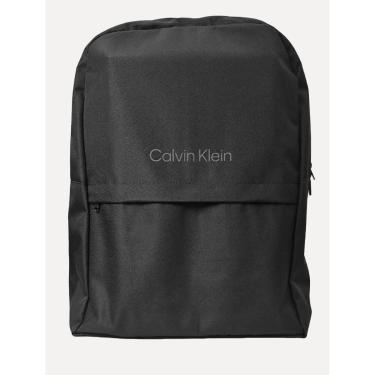 Imagem de Mochila Calvin Klein Institutional Logo Poliéster Preta-Masculino