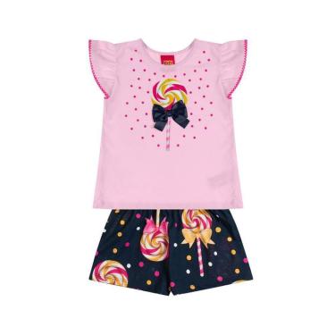 Imagem de Conjunto infantil menina verão kyly Ref 1001016-Feminino