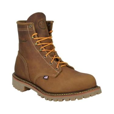 Imagem de Silverado Bota masculina com cadarço e bico de aço, Bronzeado, 8.5 Wide