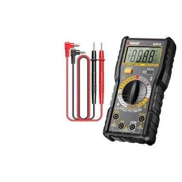 Imagem de Esquirla Testador de multímetro digital Sz818 com suporte para manutenção de dados, testador de voltagem de diodo, medidor de ohm, e amperímetro para