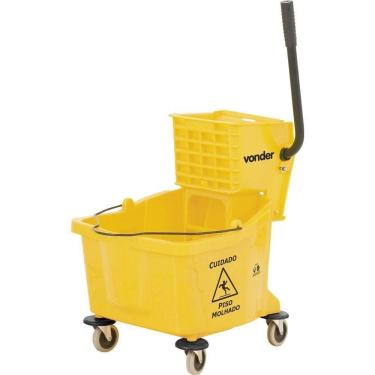 Imagem de Carro Balde Limpeza Com Espremedor 32 Litros Bev3200 Vonder