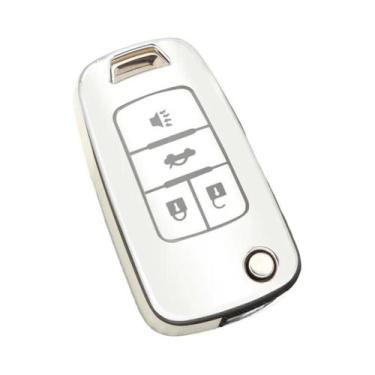 Imagem de Capa De Chave De Carro Chevrolet Opel TPU Para Cruze Malibu Aveo Trax 