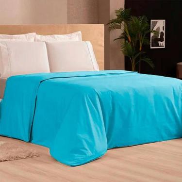 Imagem de Capa De Edredom Casa Di Valle King 400 Fios 100% Algodão Egípcio, Azul