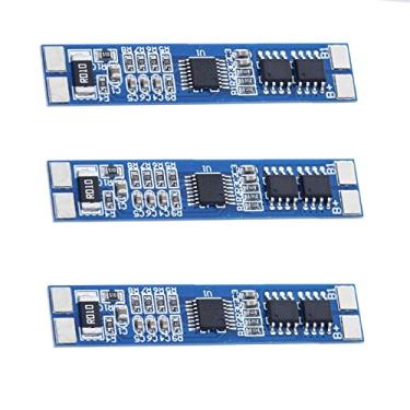 Imagem de 3 placas de proteção de bateria 3S 11,1 V 12,6 V 8A 18650 PCB BMS módulo carregador para bateria de lítio de iões de lítio