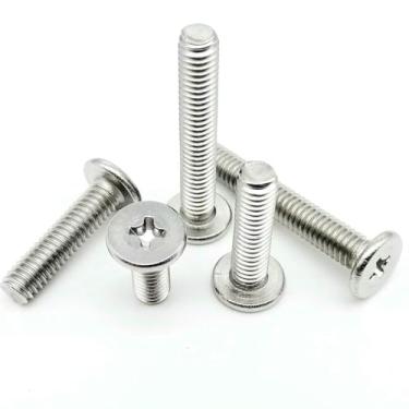 Imagem de JXQXHCFS M1.4 M1.6 M2 M2.5 M3 M4 M5 M6 A2-70 304 Aço Inoxidável Cruz Phillips Ultra Fino Super Baixo Parafuso de Cabeça Wafer Plana 14 mm M1.4 25pcs