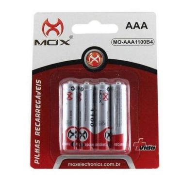 Imagem de Pilha Recarregável AA 2600 mAh c/ 4 MOX