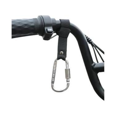 Imagem de Gancho De Guidão De Alumínio Preto Para Moto E Scooter Elétrica, Clipe