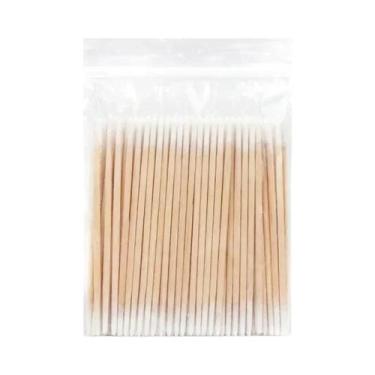 Imagem de Cotonetes Duplos Para Mulheres 100/300pcs Bastões De Madeira De Grau M