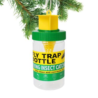 Imagem de Rrlihjgu Sacos para moscas ao ar livre, coletores de moscas para jarras de armadilhas para - Coletores de à prova de intempéries | Frasco de armadilha para eficiente e sacos para