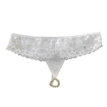 Imagem de Calcinha fio dental Tailandesa Intima Delas, Único, Branco