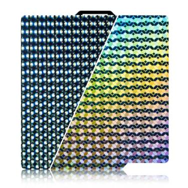 Imagem de IdeaFormer IR3 Placa lisa de construção de PEA para Bambu Lab A1/X1C/X1/X1E/P1S/P1P, bola de mosaico flexível + bola de diamante, chapa de aço com mola de PEA 257 x 257 mm para impressoras 3D Bambu