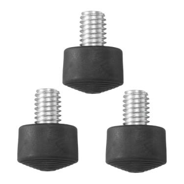 Imagem de PATIKIL Ponta de borracha para pés, universal antiderrapante, rosca de 3/20.3 cm, pontas de pé de tripé de borracha para monopé, peças de reposição projetadas em superfície lisa e irregular (28 x 21