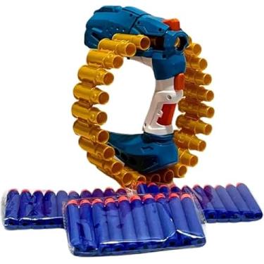 Imagem de Super Dados Ataque Circular – Lançador de Dardos com 30 Dardos Macios – Brinquedo Infantil Seguro e Divertido para Meninos e Meninas a Partir de 6 Anos - muia aventura e diversão