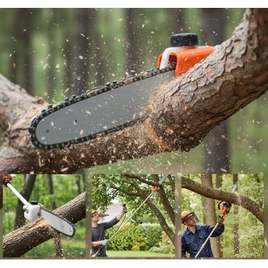 Imagem de Motopoda Podadeira Sabre 30cm 12" Pol Para Todas Roçadeiras Multimarcas Universal