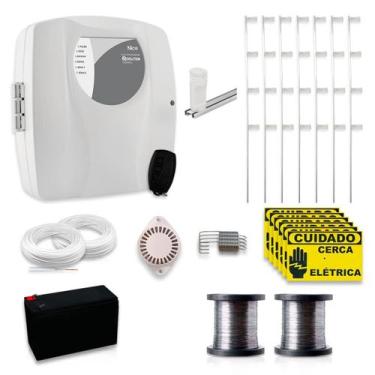 Imagem de Kit Cerca Elétrica Para Até 48 Metros Muro Genno Revolution Control