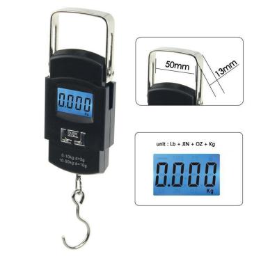 Imagem de Balança Digital Portátil De Mão Para Até 50Kg Mha08