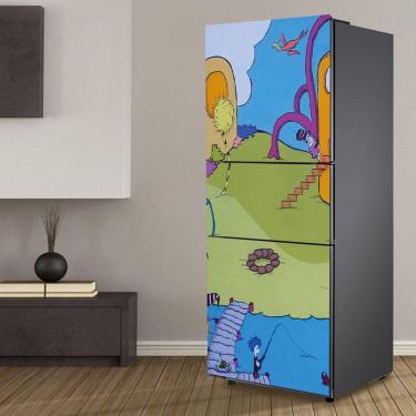 Imagem de Bonito desenhos animados DIY Fridge Magnet 60*150cm