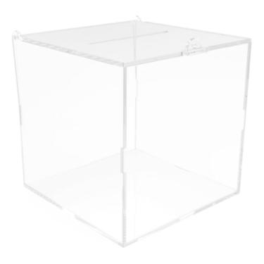 Imagem de Urna Caixa Em Acrilico Quadrada Para Sorteio